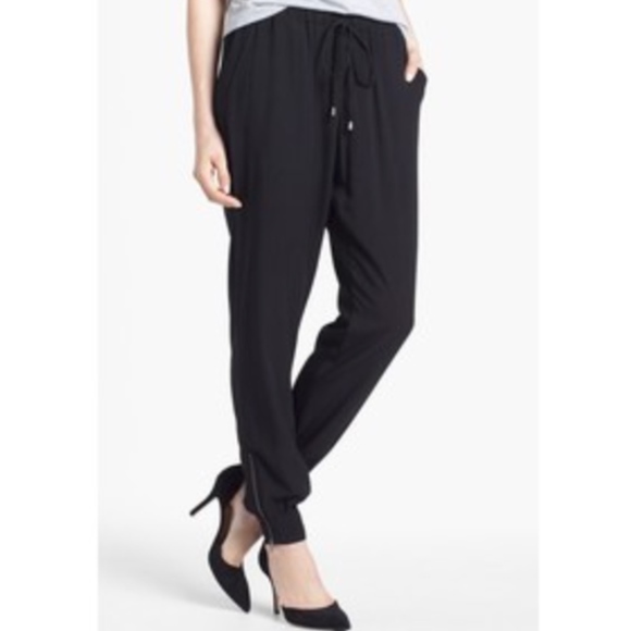 Splendid Pants - Splendid Rayon Track Pant in Black